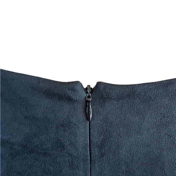 J. MCLAUGHLIN Faux Suede Dominique Sheath Vegan Leather Sleeveless Dress - Picture 6 of 6